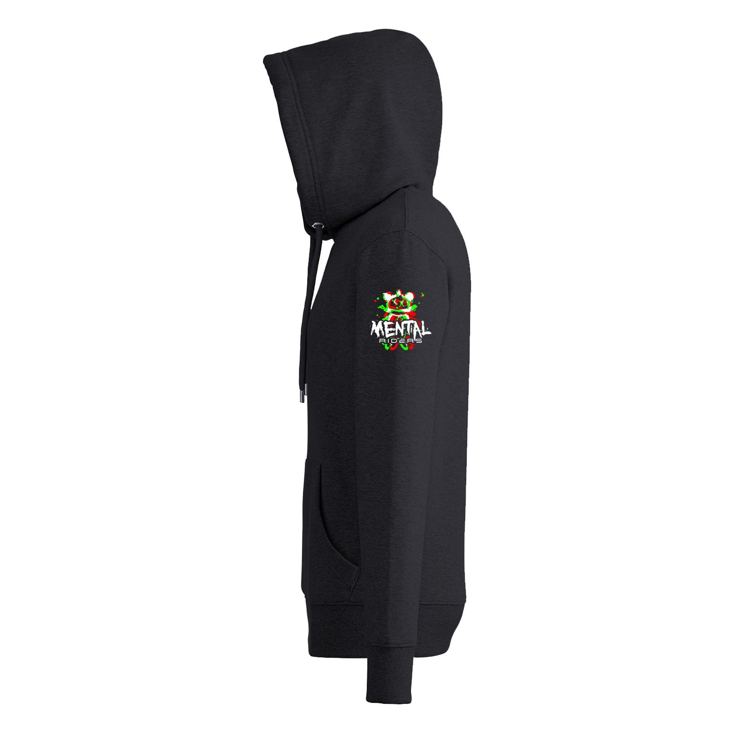 Mental Glitch Hoodie - Red/Green