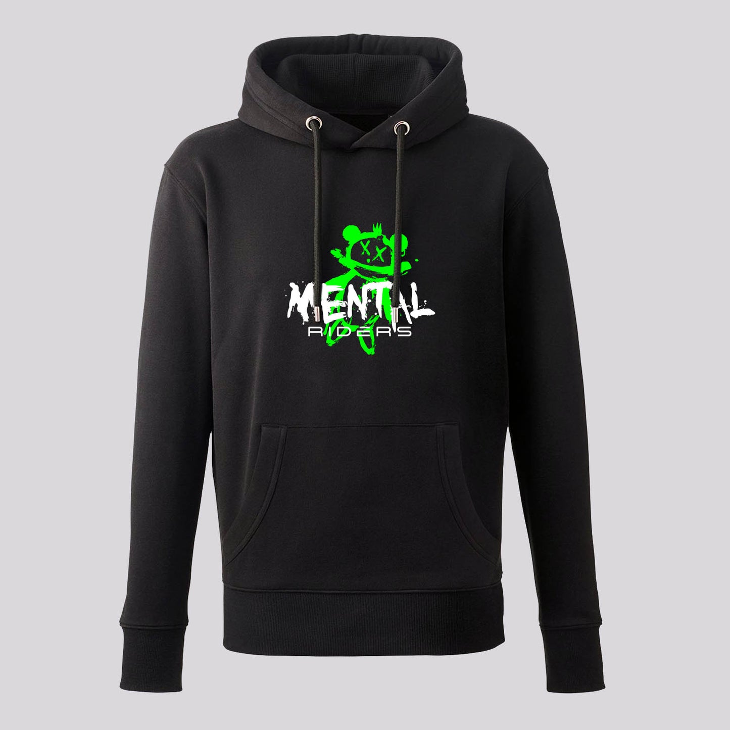 Mental Glitch Hoodie - Red/Green