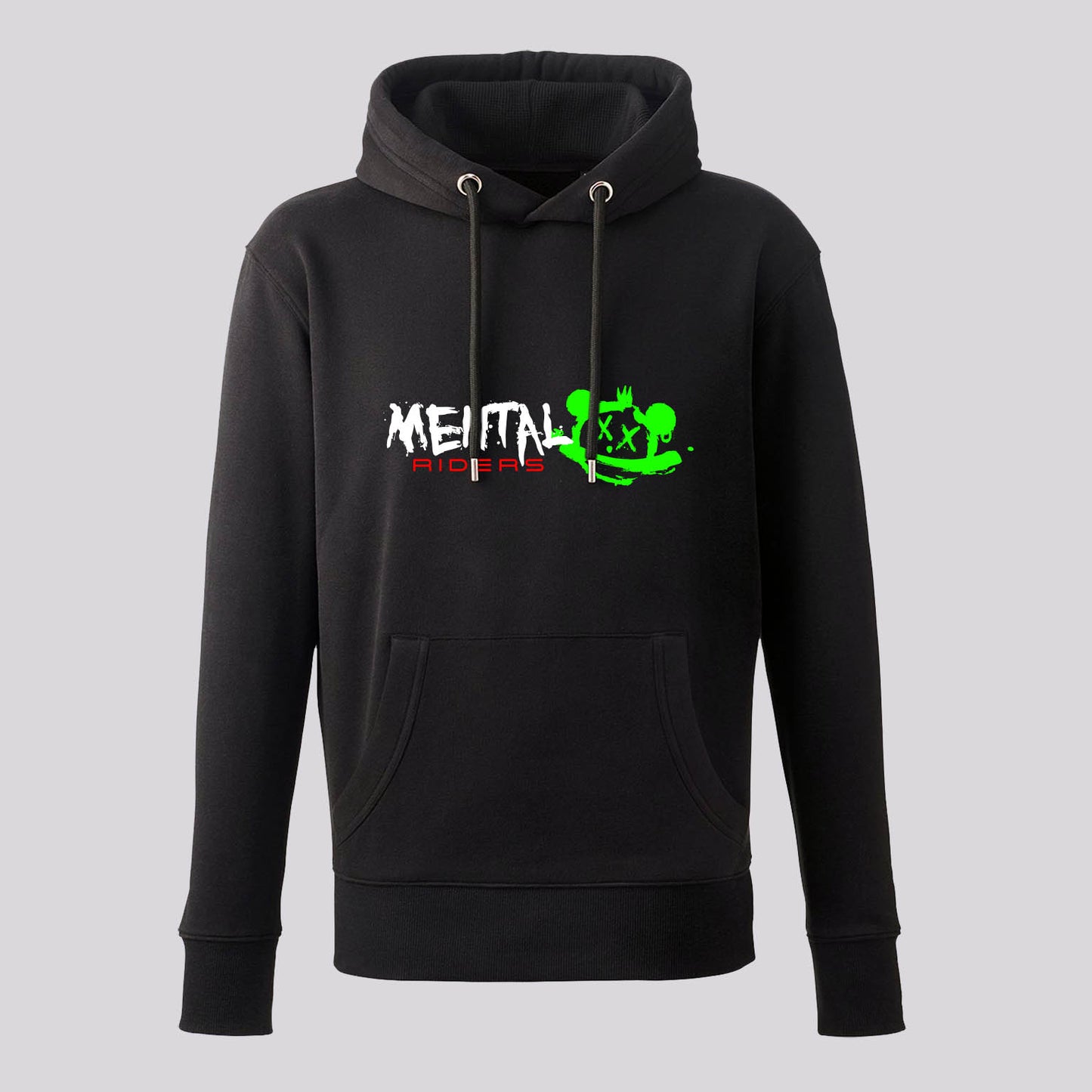 Mental Glitch Hoodie - Red/Green