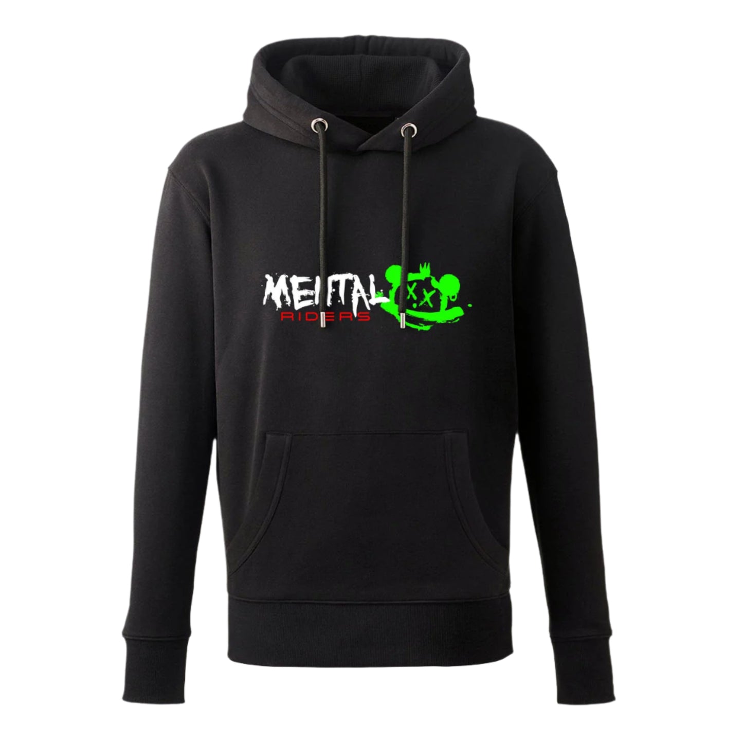 Mental Glitch Hoodie - Red/Green