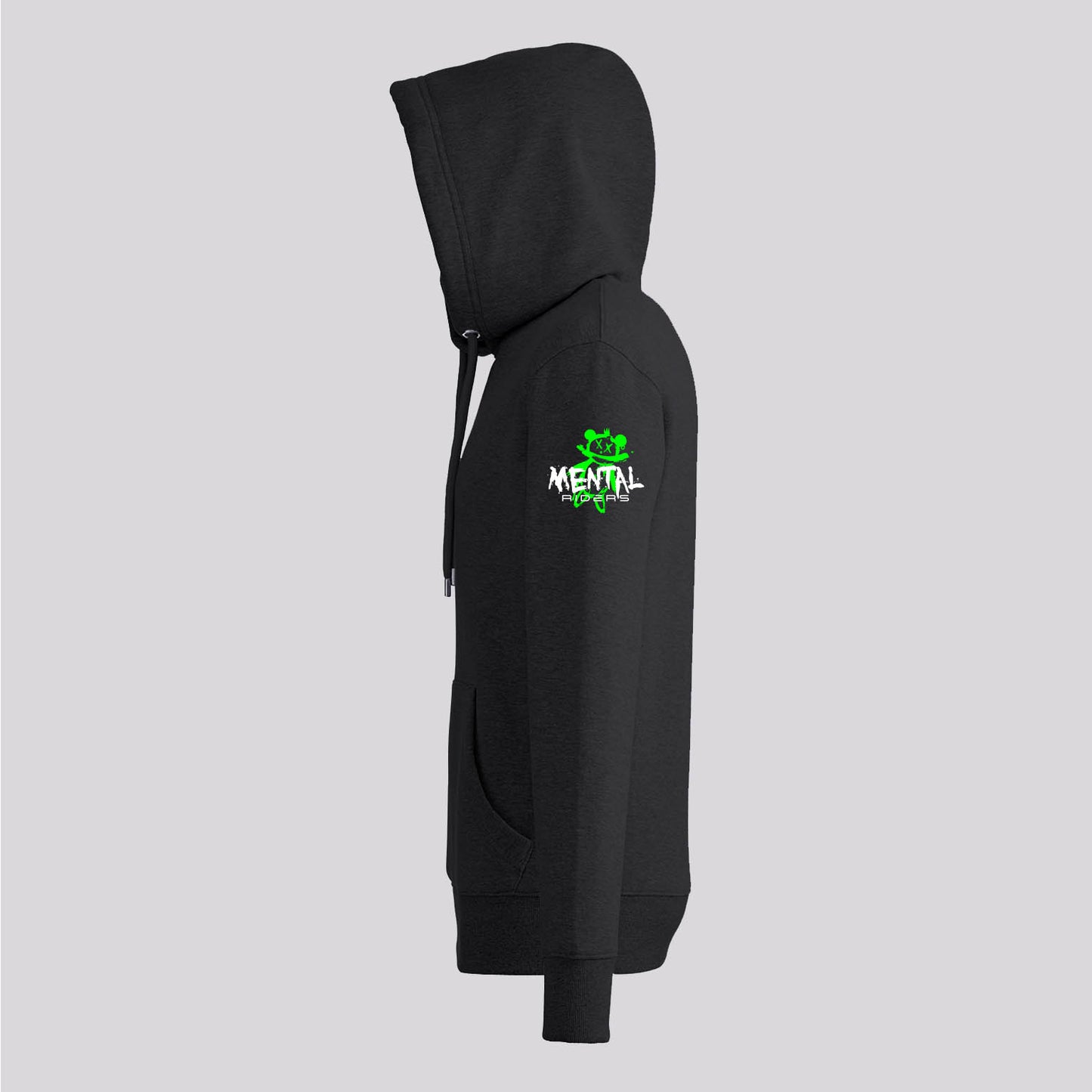Mental Glitch Hoodie - Red/Green