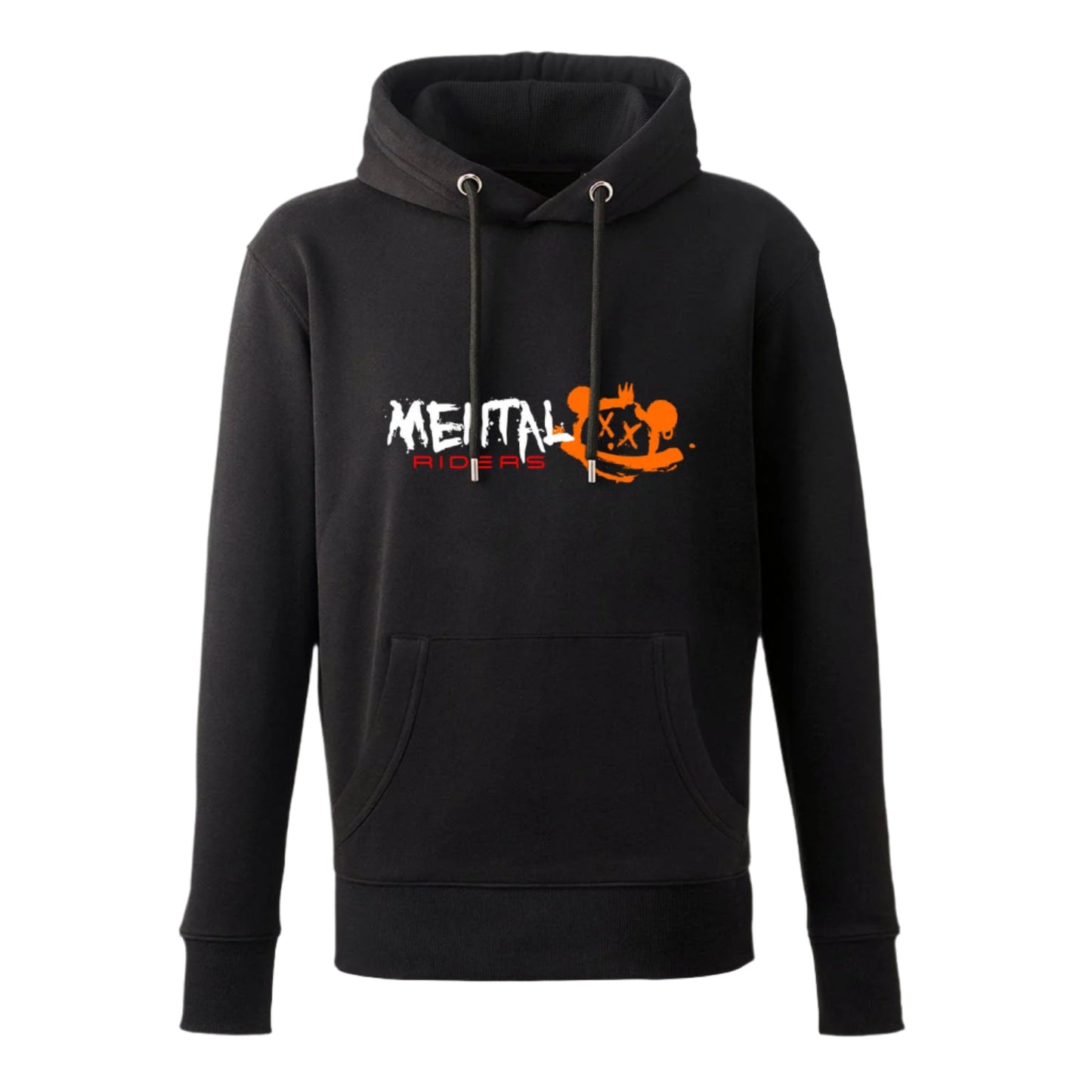 Mental Glitch Hoodie - Red/Orange