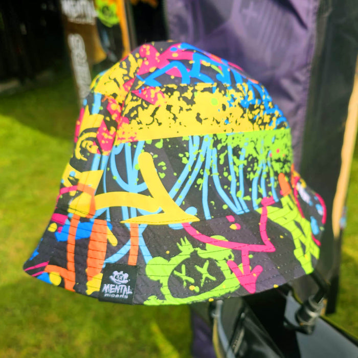 Mental Riders Reversible Graffiti Bucket Hat