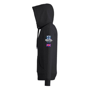 Mental Glitch Hoodie - Purple/Aqua