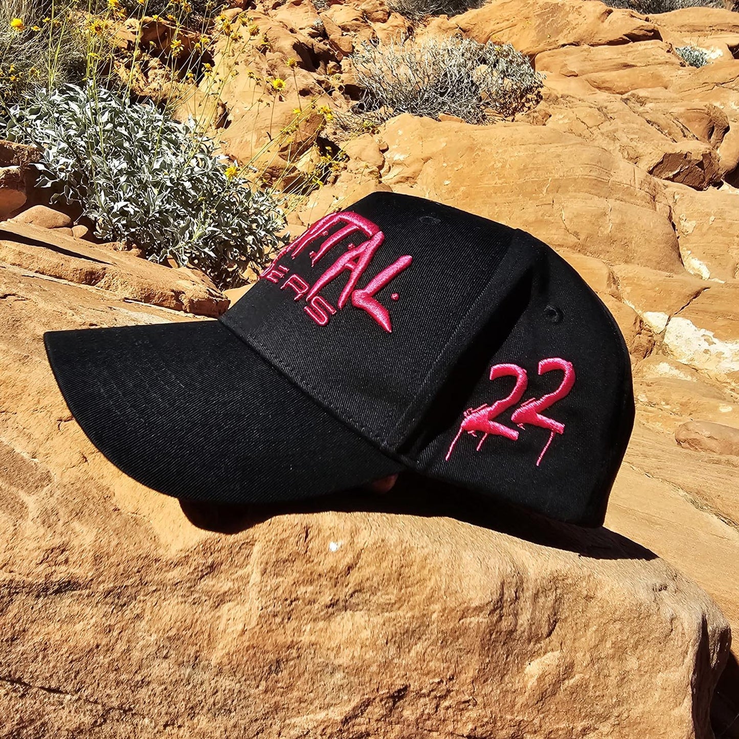 MR 22 Pink Snapback Cap