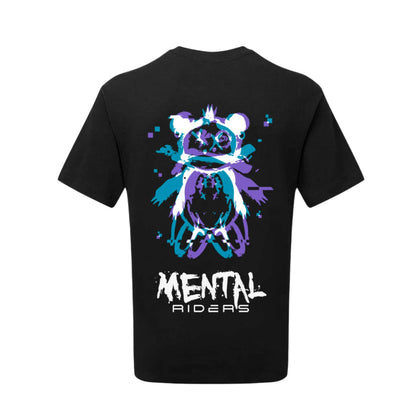Mental Glitch T-Shirt - Purple/Aqua