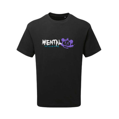 Mental Glitch T-Shirt - Purple/Aqua