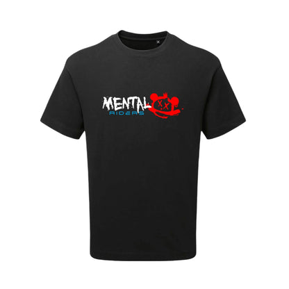 Mental Glitch T-Shirt - Red/Blue