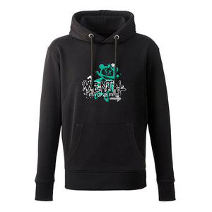 Mad Graffiti Hoodie - Teal