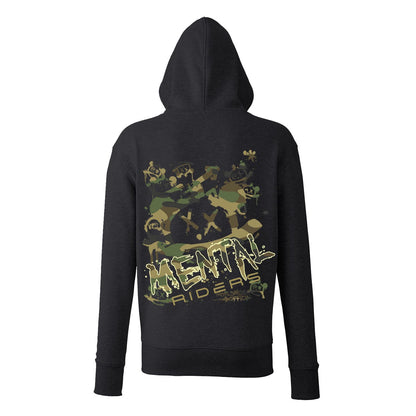 Mad Graffiti Hoodie - Green Camo