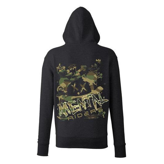 Mad Graffiti Hoodie - Green Camo