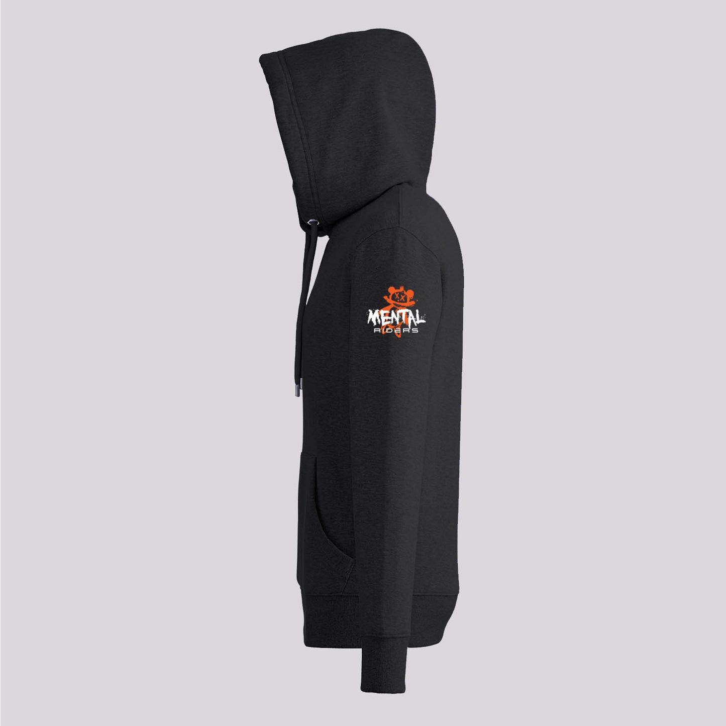 Mental Glitch Hoodie - Red/Orange