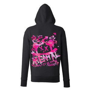 Mad Graffiti Hoodie - Pink Camo