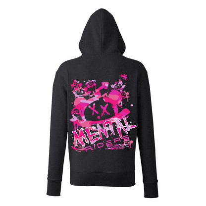 Mad Graffiti Hoodie - Pink Camo