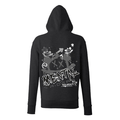 Mad Graffiti Hoodie - Grey