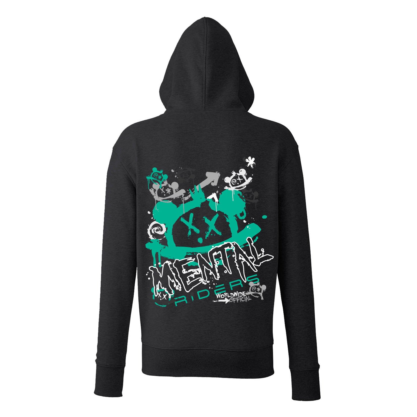 Mad Graffiti Hoodie - Teal