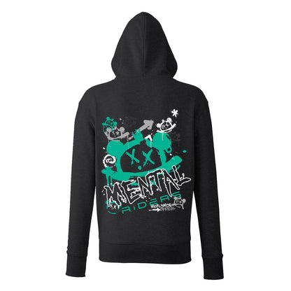 Mad Graffiti Hoodie - Teal