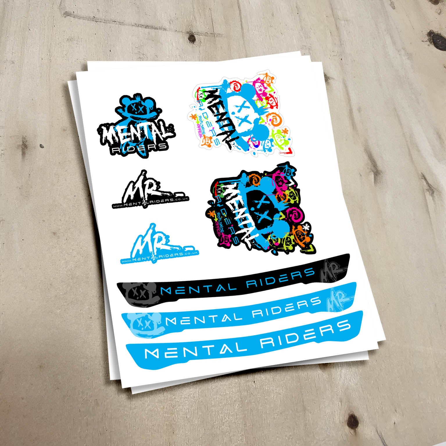 MR Sticker pack – Mental Riders