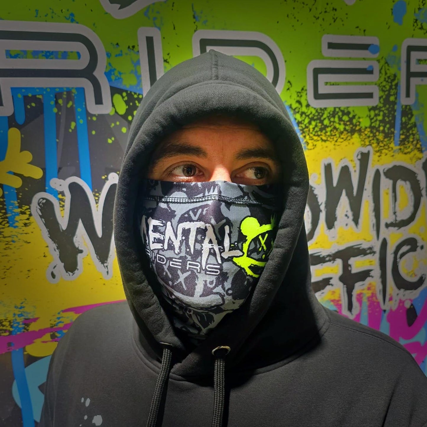 MR Grey Printed Snood