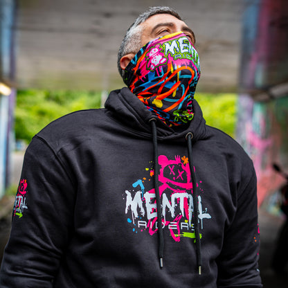 Mad Graffiti Hoodie - Pink