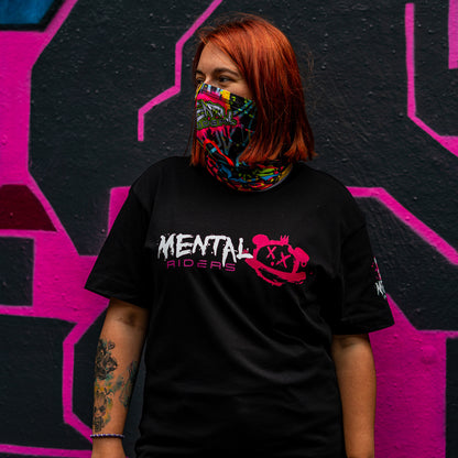 Mental Glitch T-Shirt - Pink/Purple