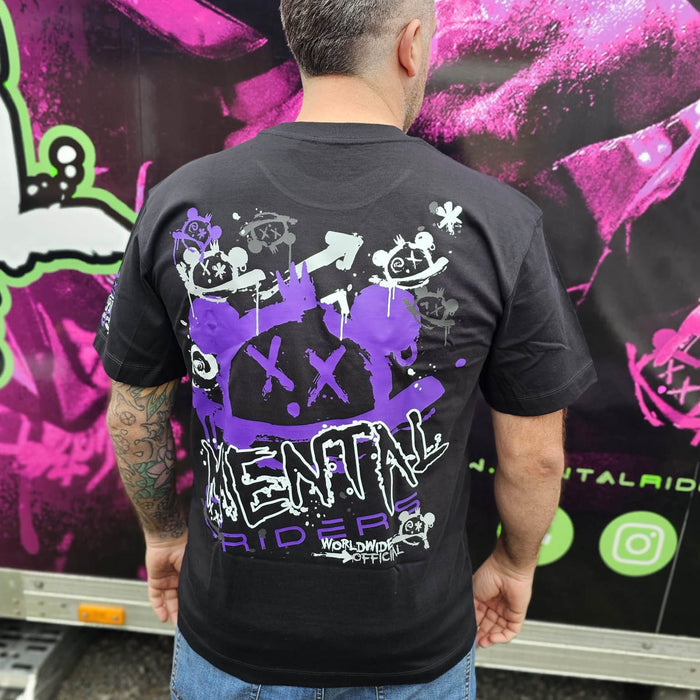 Mad Graffiti T-Shirt - Purple