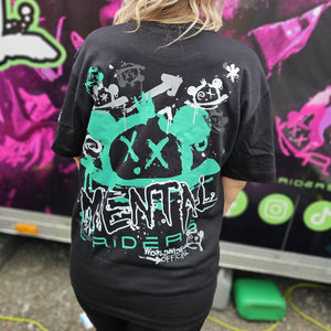 Mad Graffiti T-Shirt - Teal
